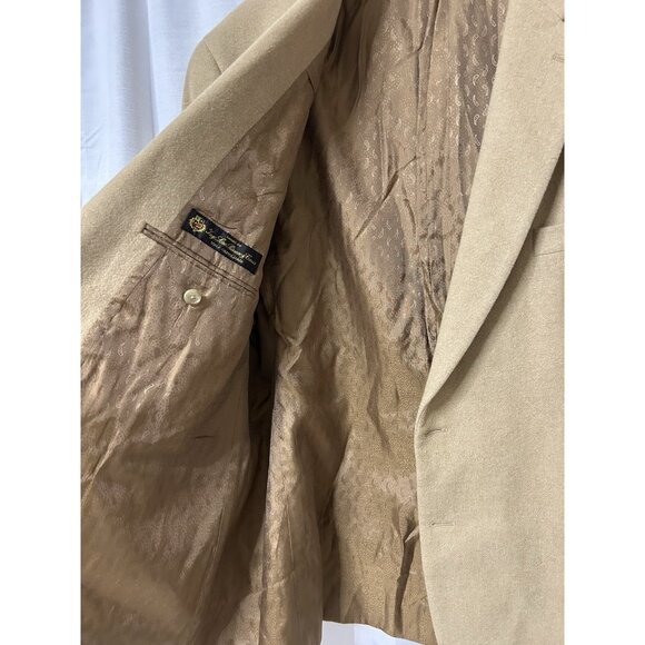 Lauren Ralph Lauren Camel Hair Blazer Mens 52R Brown Tan Suit Jacket Sport Coat - Picture 3 of 6